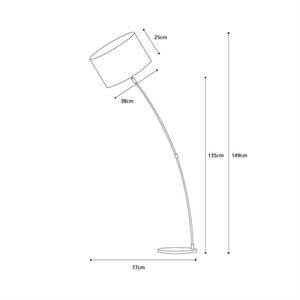 Lighting and Interiors Curve Floor Lamp